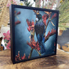 "Tui Tea Time" by Julian Hindson Box Framed Card