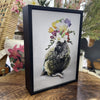 'Freesia Kahlo' by Jane Crisp Box Framed Card
