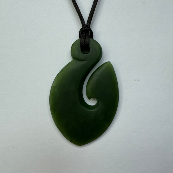 Te Wahi Pounamu Hei Matau (Hook) 50mm