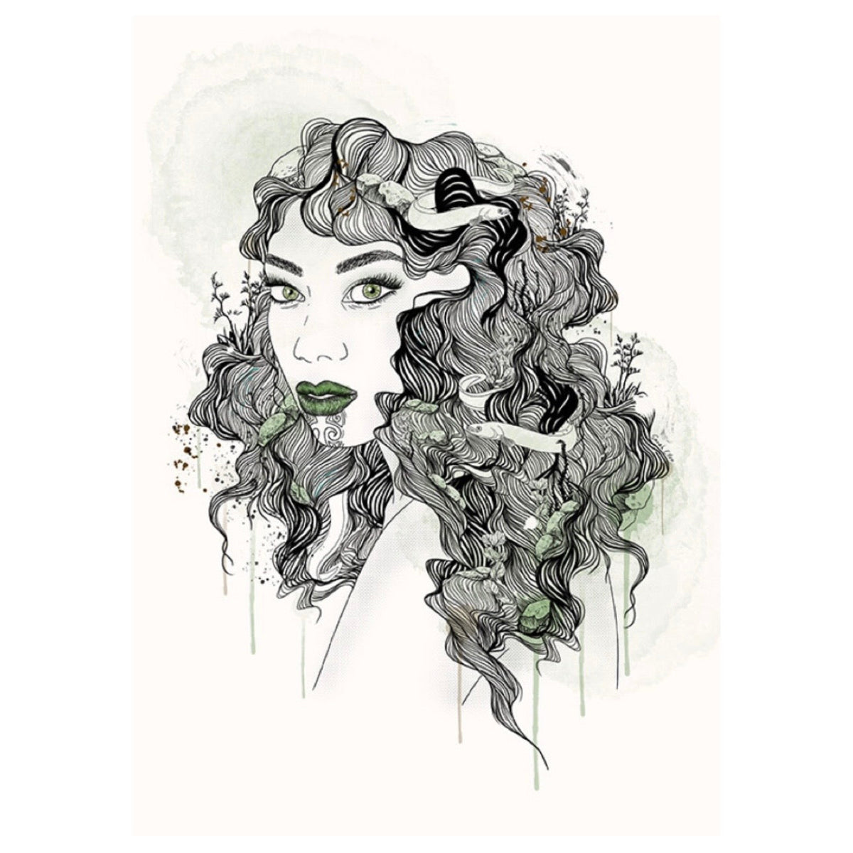 Sarah Ellen Art Print - Pounamu