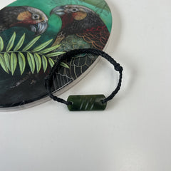 Adjustable Greenstone Bracelet