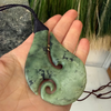 Pounamu Hook with Koru
