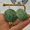 Pounamu Circle Earrings