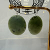 Round Pounamu Earrings