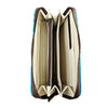 Leather Zip Wallet Native Birds