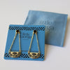 Huia Breastplate Gold Earrings