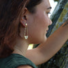 Huia Breastplate Gold Earrings