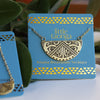 Maunga-nui Breastplate Gold Necklace