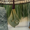 Pounamu Hook Koru Pendant